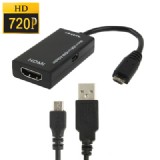 כבל מיקרו USB ל- HDMI