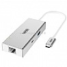���� ����� ������� - USB3.0 Type-C Aluminium Multi-Port Hub