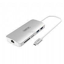���� ����� ������� - USB3.0 Type-C Aluminium Multi-Port Hub with Power Delivery